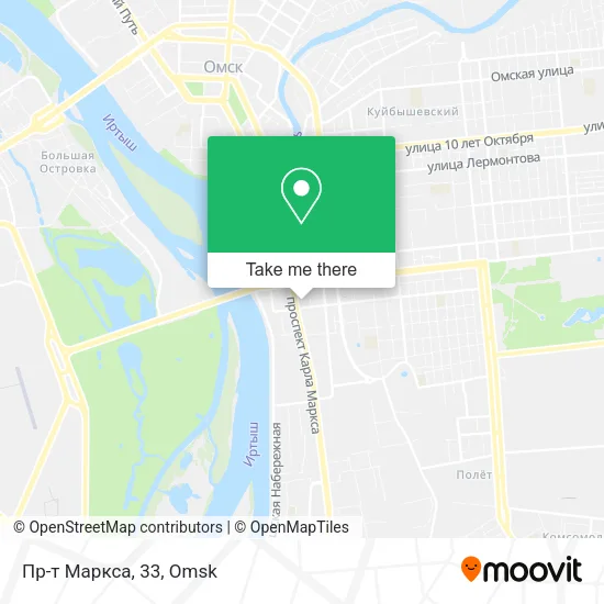 Пр-т Маркса, 33 map