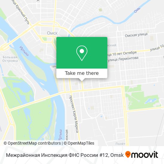 Межрайонная Инспекция ФНС России #12 map