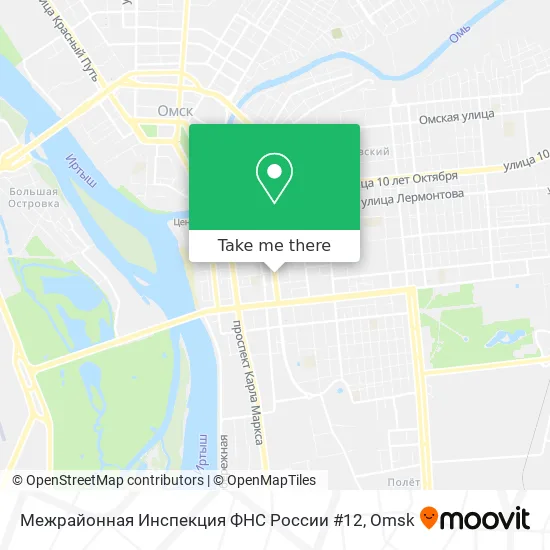 Межрайонная Инспекция ФНС России #12 map