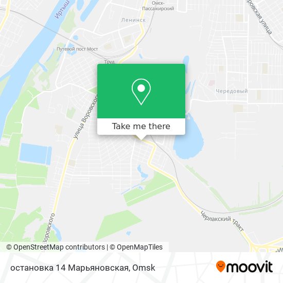 остановка 14 Марьяновская map