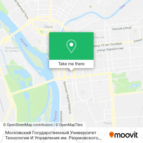 Московский Государственный Университет Технологии И Управления им. Разумовского map