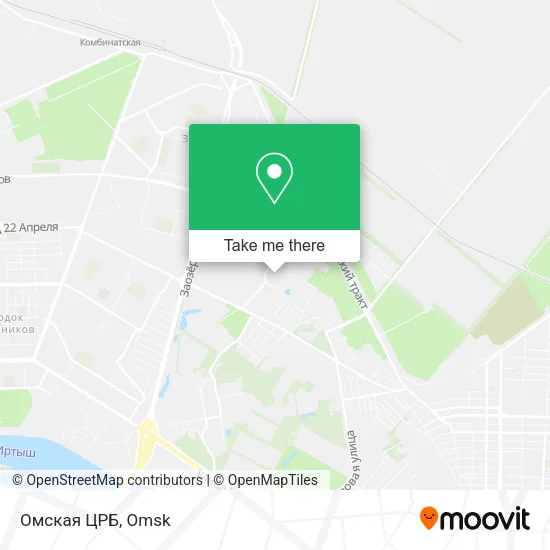 Омская ЦРБ map