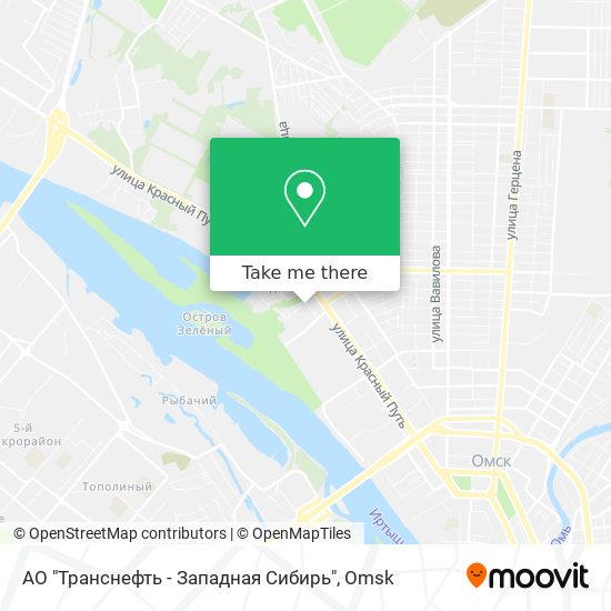АО "Транснефть - Западная Сибирь" map