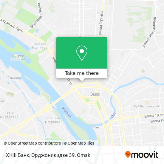 ХКФ Банк, Орджоникидзе 39 map