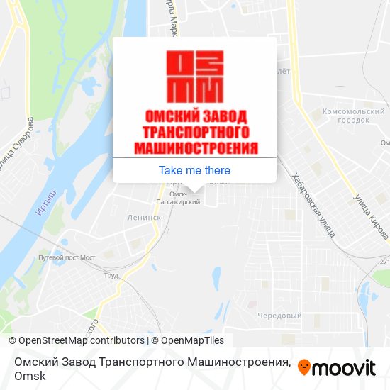 Омский Завод Транспортного Машиностроения map