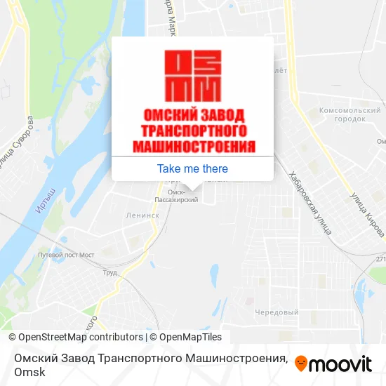 Омский Завод Транспортного Машиностроения map
