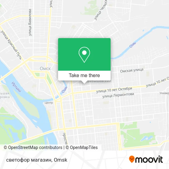 светофор магазин map