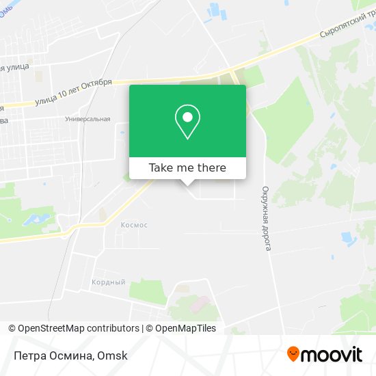 Петра Осмина map
