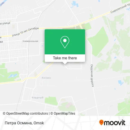 Петра Осмина map