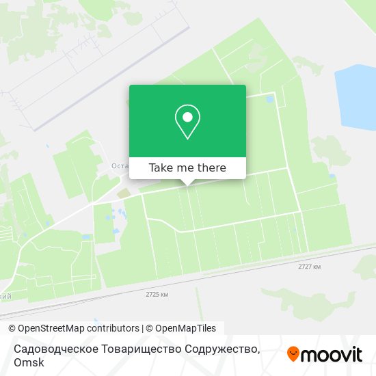 Садоводческое Товарищество Содружество map