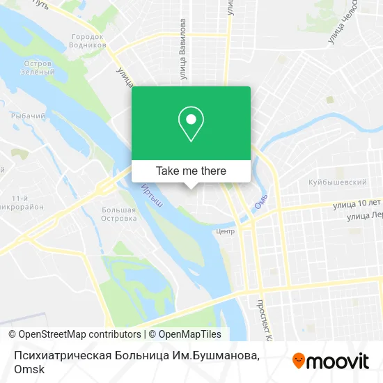 Психиатрическая Больница Им.Бушманова map