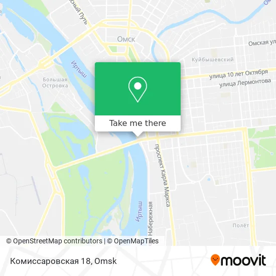 Комиссаровская 18 map