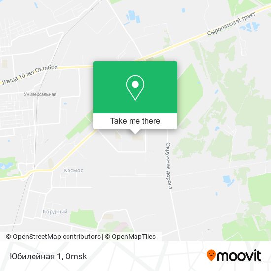 Юбилейная 1 map