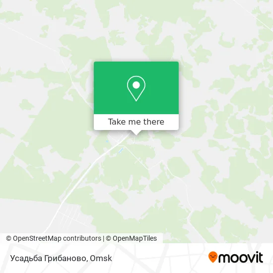 Усадьба Грибаново map