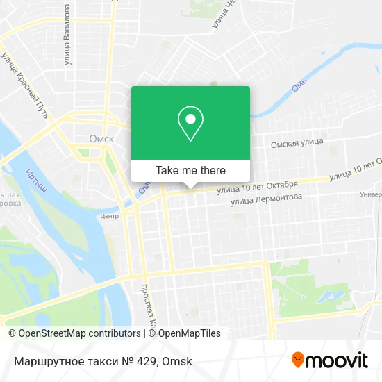 Маршрутное такси № 429 map