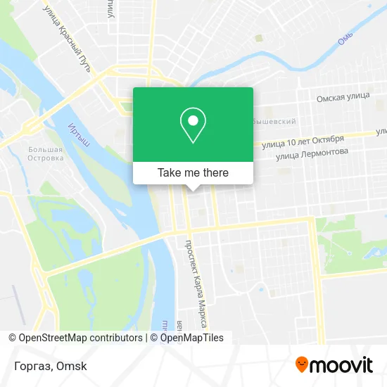 Горгаз map