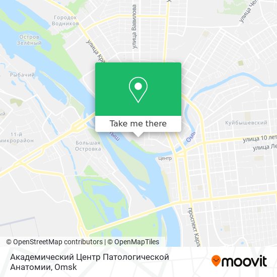 Академический Центр Патологической Анатомии map