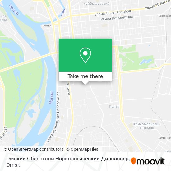 Омский Областной Наркологический Диспансер map