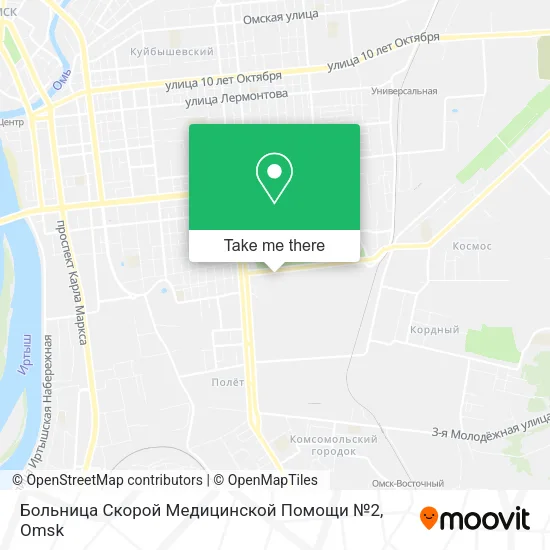 Больница Скорой Медицинской Помощи №2 map