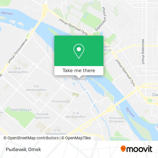 Рыбачий map