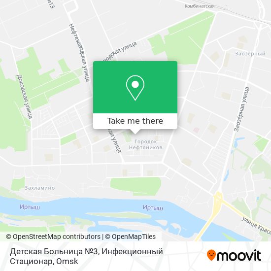 Детская Больница №3, Инфекционный Стационар map