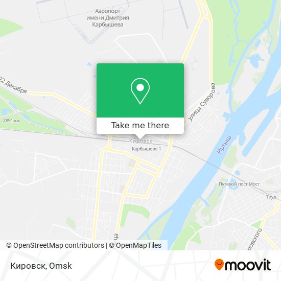 Кировск map