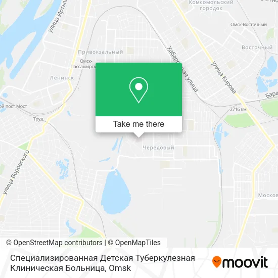 Специализированная Детская Туберкулезная Клиническая Больница map