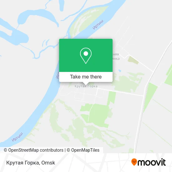 Крутая Горка map
