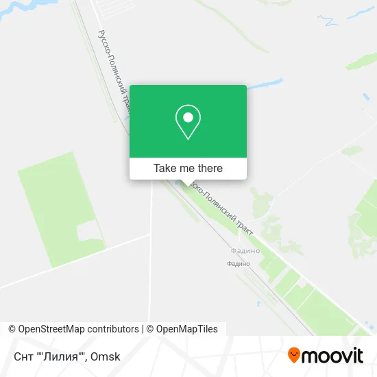 Снт ""Лилия"" map