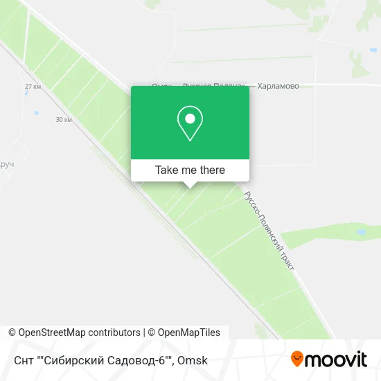Снт ""Сибирский Садовод-6"" map