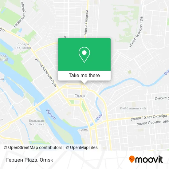 Герцен Plaza map