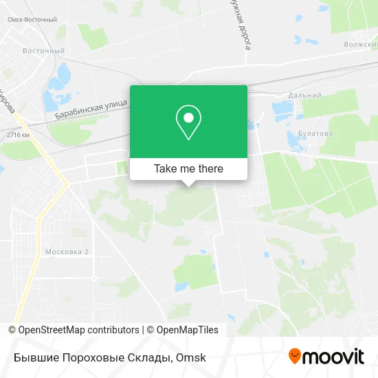 Бывшие Пороховые Склады map