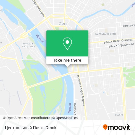 Центральный Пляж map