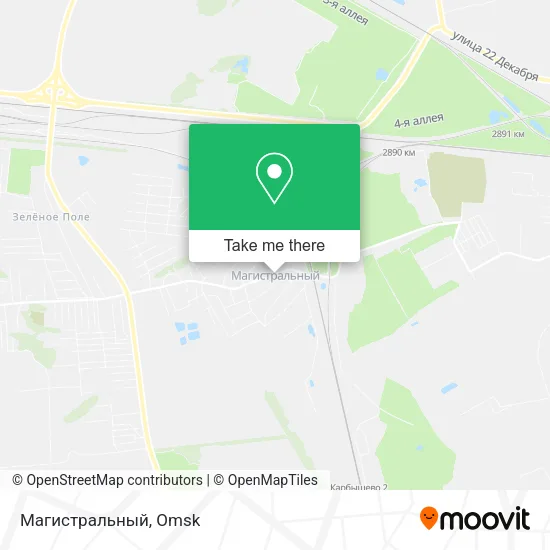 Магистральный map