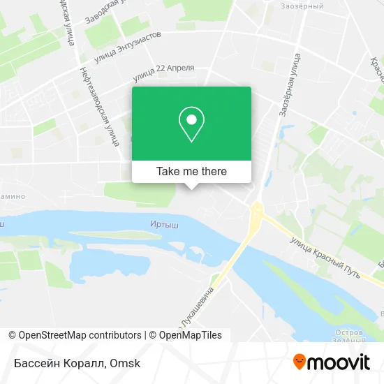 Бассейн Коралл map