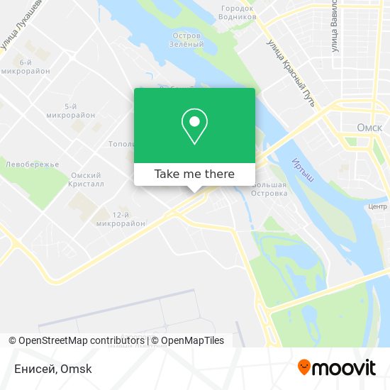 Енисей map
