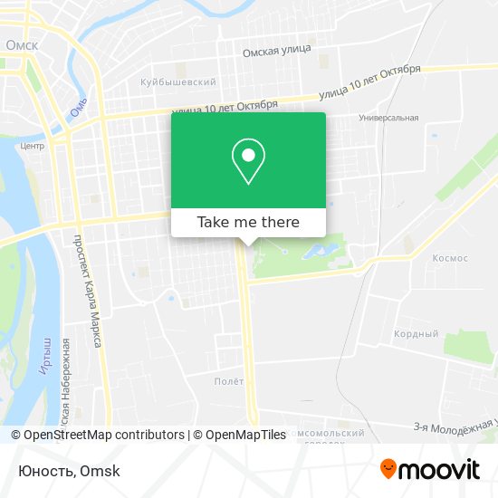 Юность map