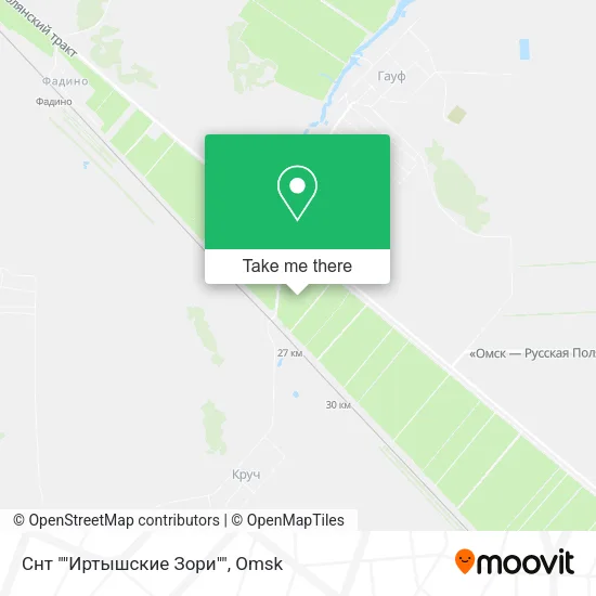 Снт ""Иртышские Зори"" map