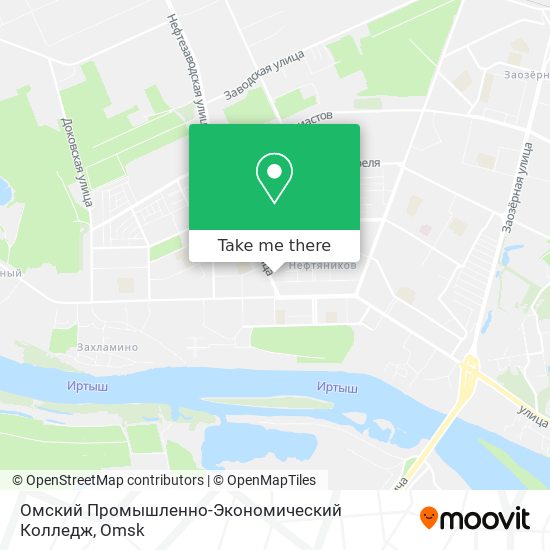 Омский Промышленно-Экономический Колледж map