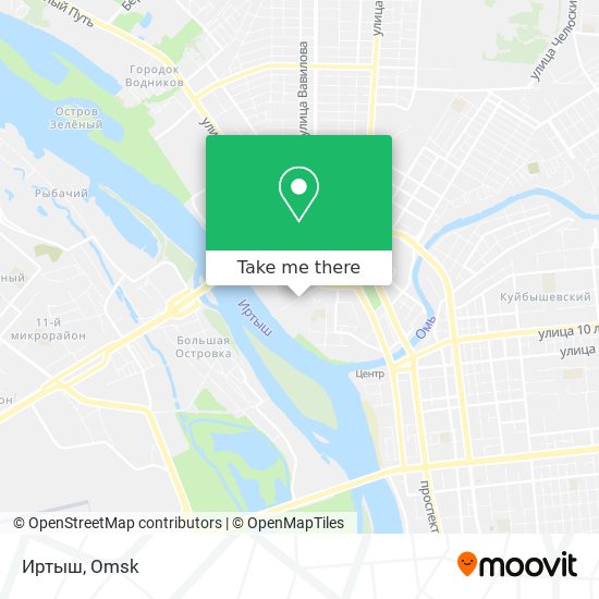 Иртыш map