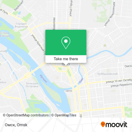 Омск map