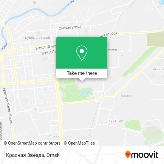 Красная Звезда map