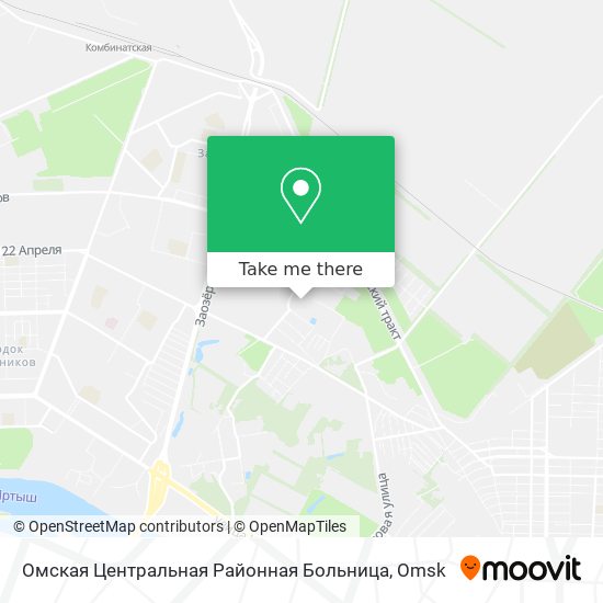 Омская Центральная Районная Больница map