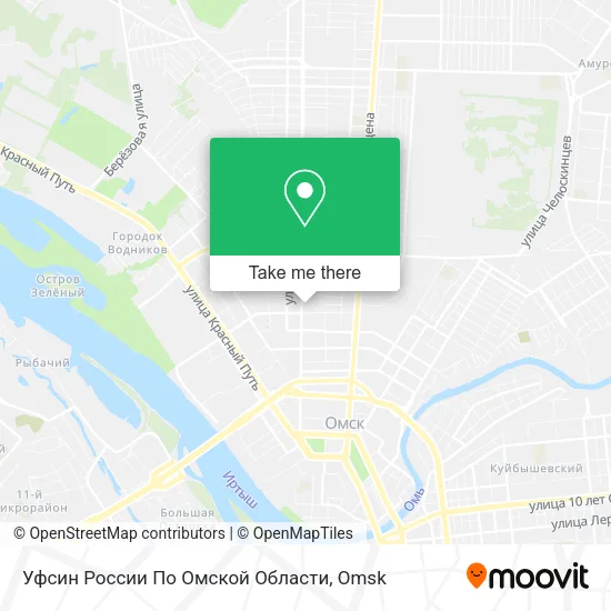 Уфсин России По Омской Области map