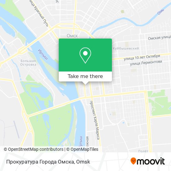 Прокуратура Города Омска map