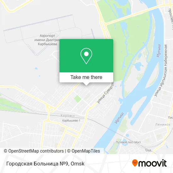 Городская Больница №9 map
