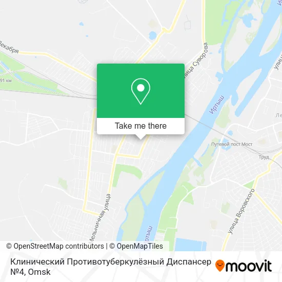 Клинический Противотуберкулёзный Диспансер №4 map