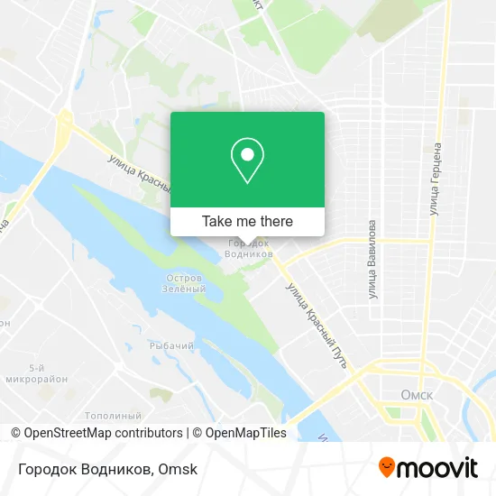 Городок Водников map