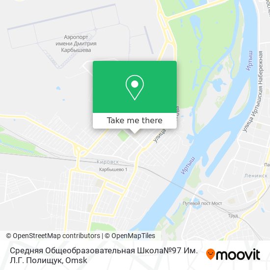 Средняя Общеобразовательная Школа№97 Им. Л.Г. Полищук map