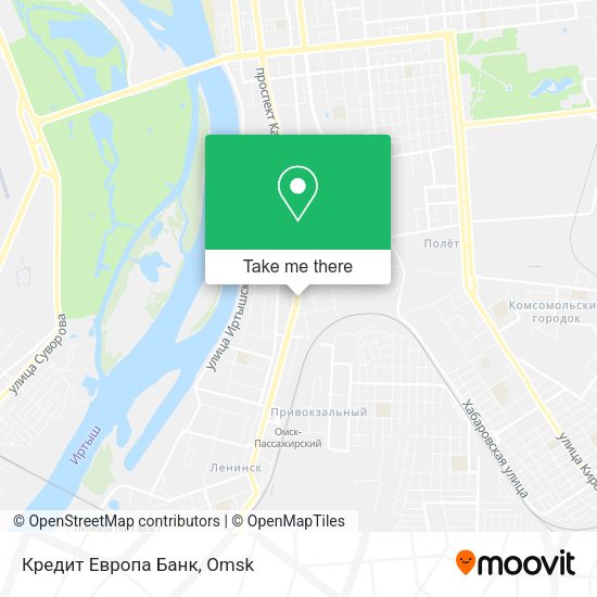 Кредит Европа Банк map